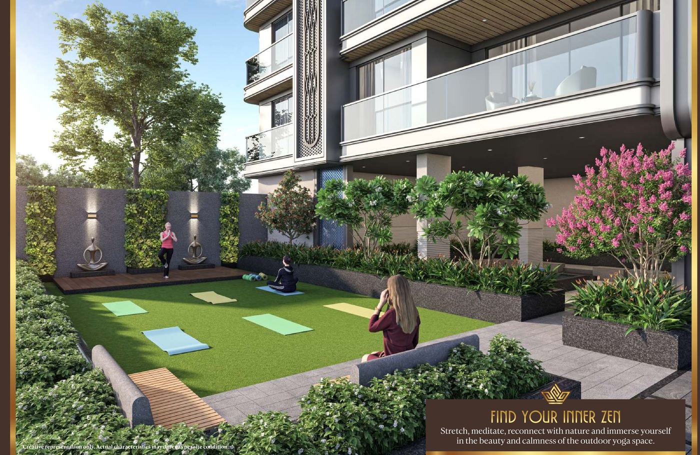 The Zen Court at Rajhans Kronis